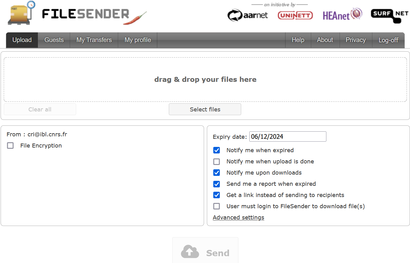 Filesender